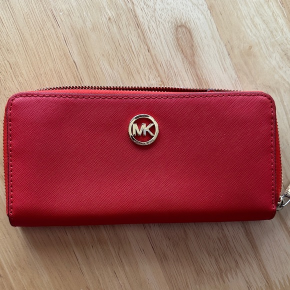 Michael Kors Handbags - Michael Kors Red Wallet